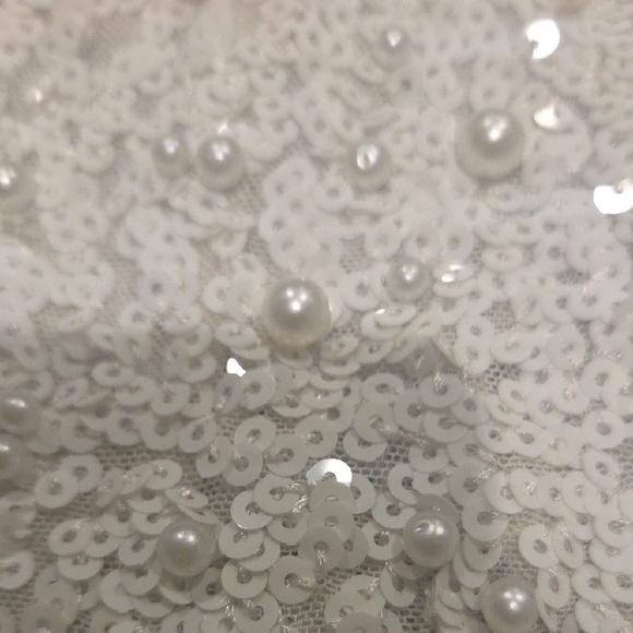 Fashion Nova Sparkling Backless Dress - White - Picture 4 of 16